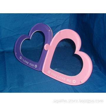 Acrylic Love Shape Photo Frame